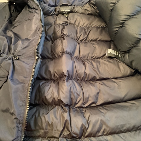 Club Monaco Trapeze Oversized Puffer Coat Navy Blue Size XS - Picture 9 of 11
